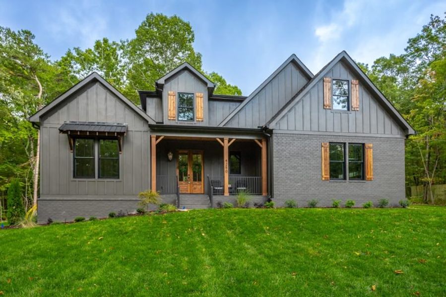 Representative exterior photo of a completed home built from the Winterbrook B by Riverstone Construction, LLC in Jasper Highlands, Guild, TN (Image 27). Representative exterior photo of a completed home built from the Winterbrook B by Riverstone Construction, LLC in Jasper Highlands, Guild, TN (Image 27).
