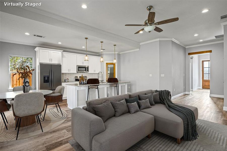 Furnished interior view inside a new home in , Granbury (Image 5).