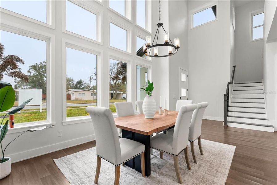 Furnished interior view inside a new home in , Orlando (Image 9).