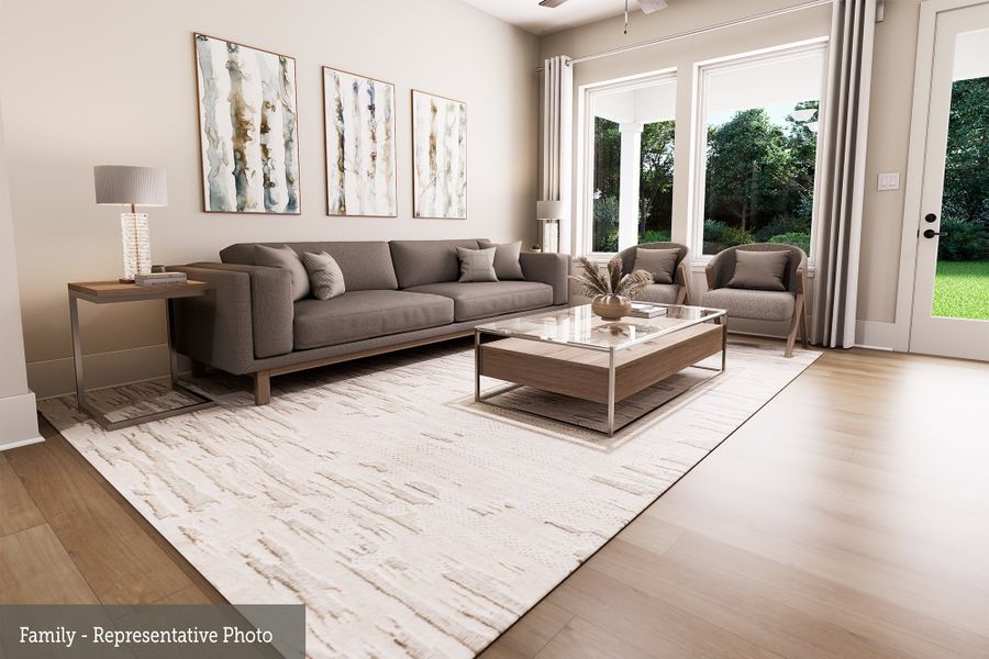 The Lilac - Family Room