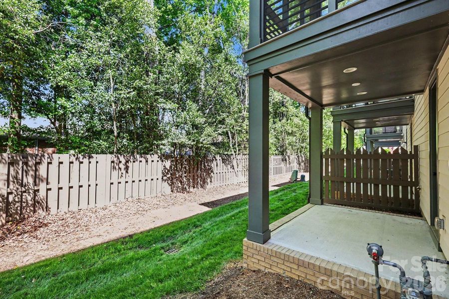 Exterior details and patio area of a home in , Charlotte (Image 26).