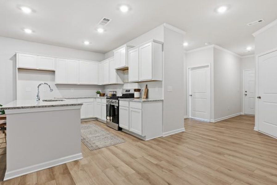 Representative furnished interior of a home built from the Orchard by Piedmont Residential in Villages at Cedar Hill, Dallas (Image 47).