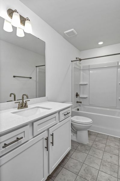 Furnished interior view inside a new home in Lake Carolina Townhomes, Columbia (Image 17).
