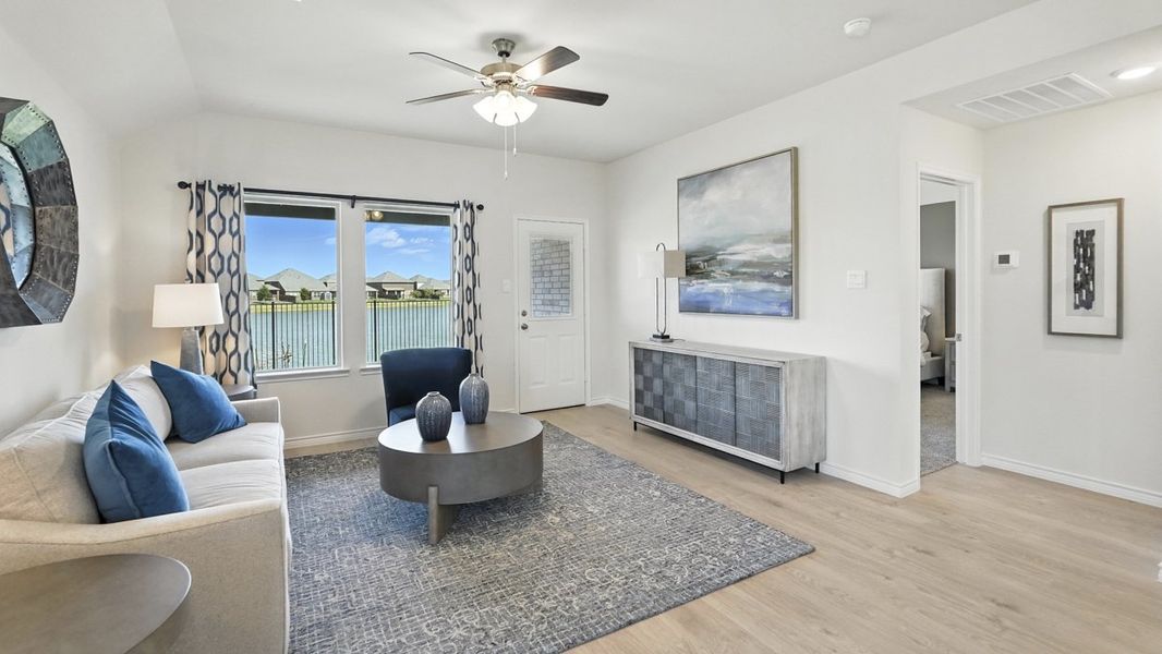 Furnished interior view inside a new home in Silverado, Aubrey (Image 3).