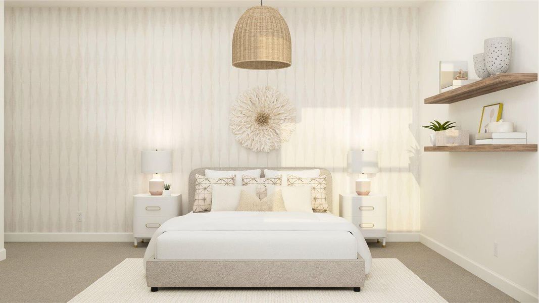 Furnished interior view inside a new home in Arden: The Providence Collection, Loxahatchee (Image 12).