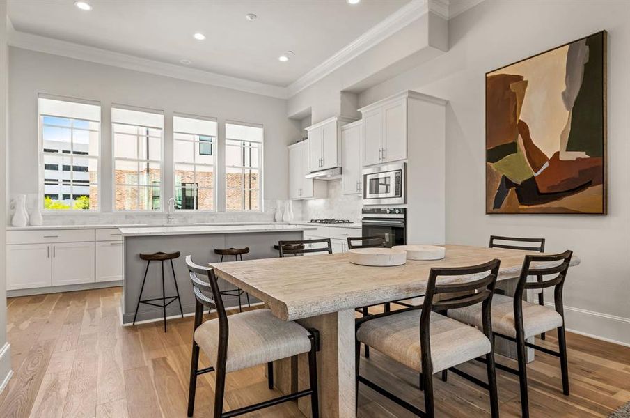 Image of model home with similar floorplan