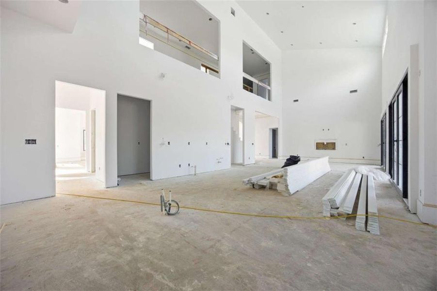 In-progress construction of a new home in , Buford, GA (Image 27).