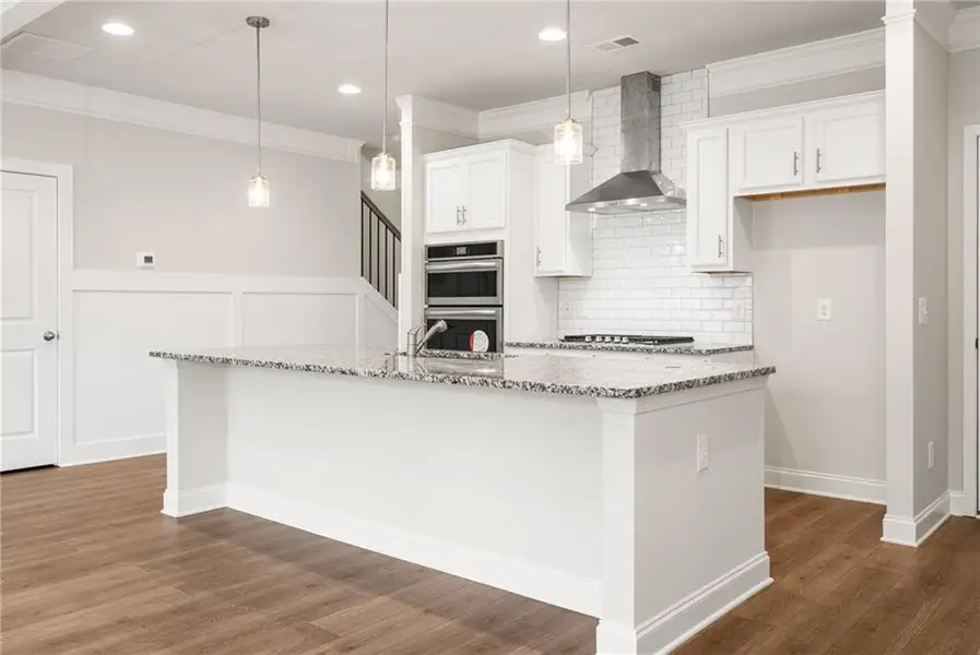 Furnished interior view inside a new home in , Flowery Branch (Image 4).