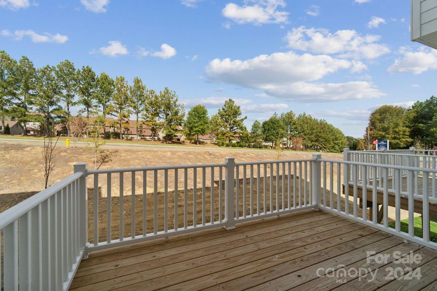 Deck off of dining room