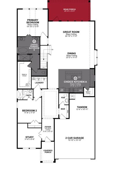 2D floor plan layout of this home in Austin Point: Heritage Collection, Richmond, TX (Image 2). 2D floor plan layout of this home in Austin Point: Heritage Collection, Richmond, TX (Image 2).