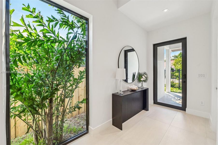 Furnished interior view inside a new home in , Miami (Image 18).