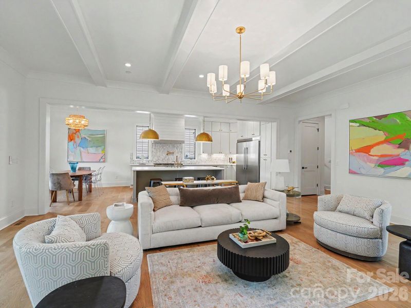 Furnished interior view inside a new home in , Charlotte (Image 35). Furnished interior view inside a new home in , Charlotte (Image 35).