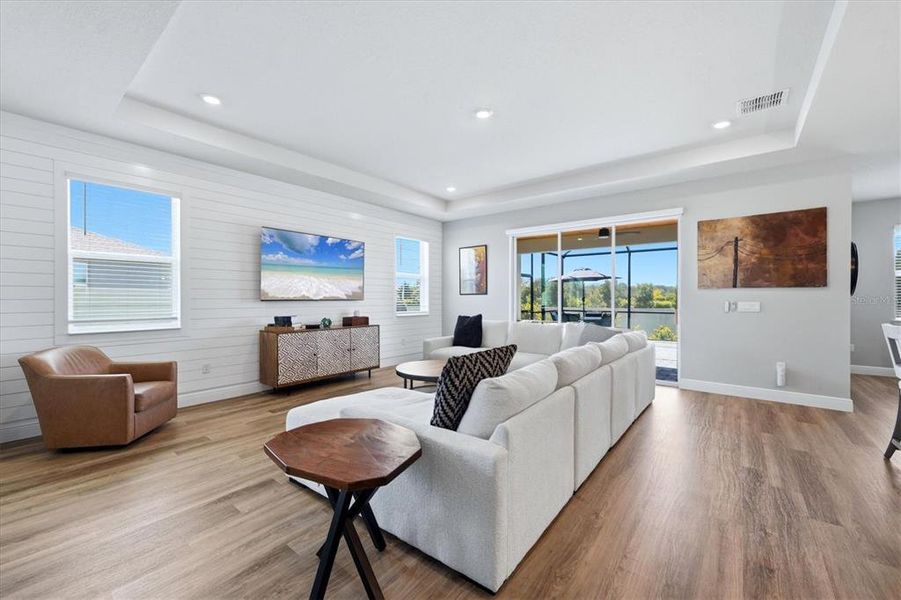 Furnished interior view inside a new home in Bella Lago, Parrish (Image 7).