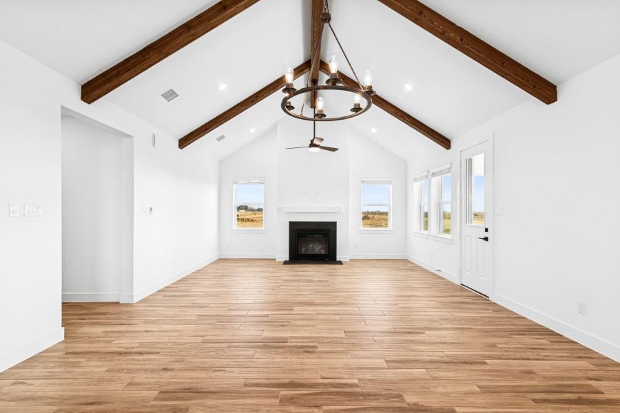 Open dining area and great room (*Photo not of actual home and used for illustration purposes only.)