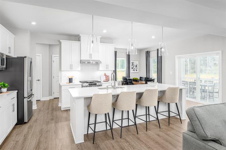 Furnished interior view inside a new home in Derby Meadows, Pleasant View (Image 3).