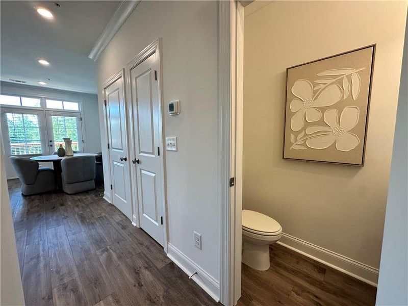 Furnished interior view inside a new home in Market Square at Sawnee Village, Cumming (Image 18). Furnished interior view inside a new home in Market Square at Sawnee Village, Cumming (Image 18).