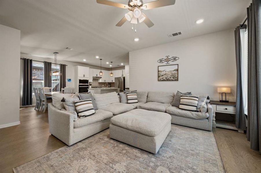 Furnished interior view inside a new home in , Justin (Image 26).