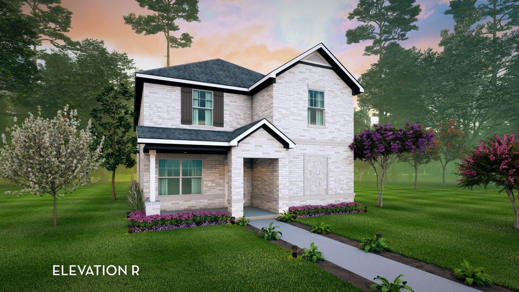 Representative exterior photo of a completed home built from the Sapphire by CastleRock Communities in Whisper South, San Marcos, TX (Image 18). Representative exterior photo of a completed home built from the Sapphire by CastleRock Communities in Whisper South, San Marcos, TX (Image 18).