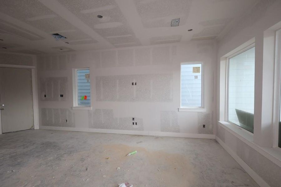 In-progress construction of a new home in Retreat at Oak Park, Houston, TX (Image 5). In-progress construction of a new home in Retreat at Oak Park, Houston, TX (Image 5).