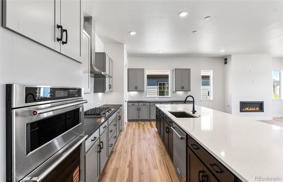Furnished interior view inside a new home in Hilltop at Inspiration, Aurora (Image 12).