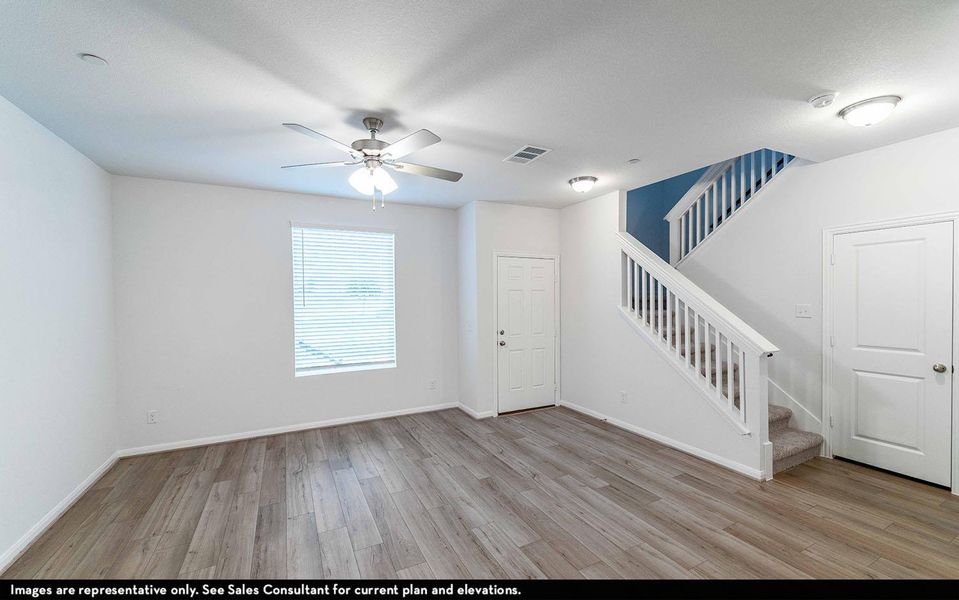 Spacious, unfurnished interior of a new home in Municipal Drive Townhomes, Leander (Image 15).