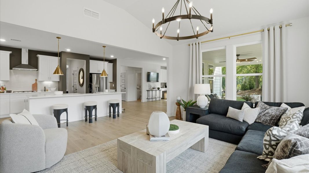 Representative furnished interior of a home built from the Stonefield by DRB Homes in Northcroft, Loganville (Image 24).