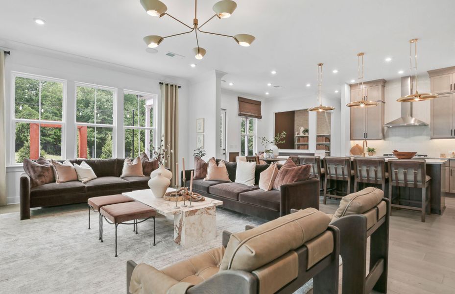 Representative furnished interior of a home built from the Ward by John Wieland in Sterling Pointe, Cumming (Image 7).