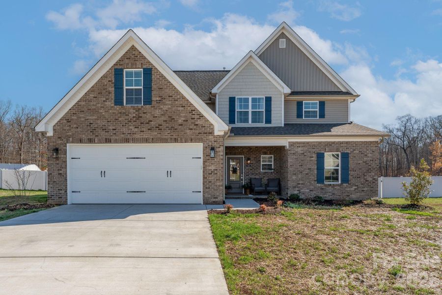 Front exterior of a new home in , Lexington, NC, highlighting curb appeal (Image 1). Front exterior of a new home in , Lexington, NC, highlighting curb appeal (Image 1).