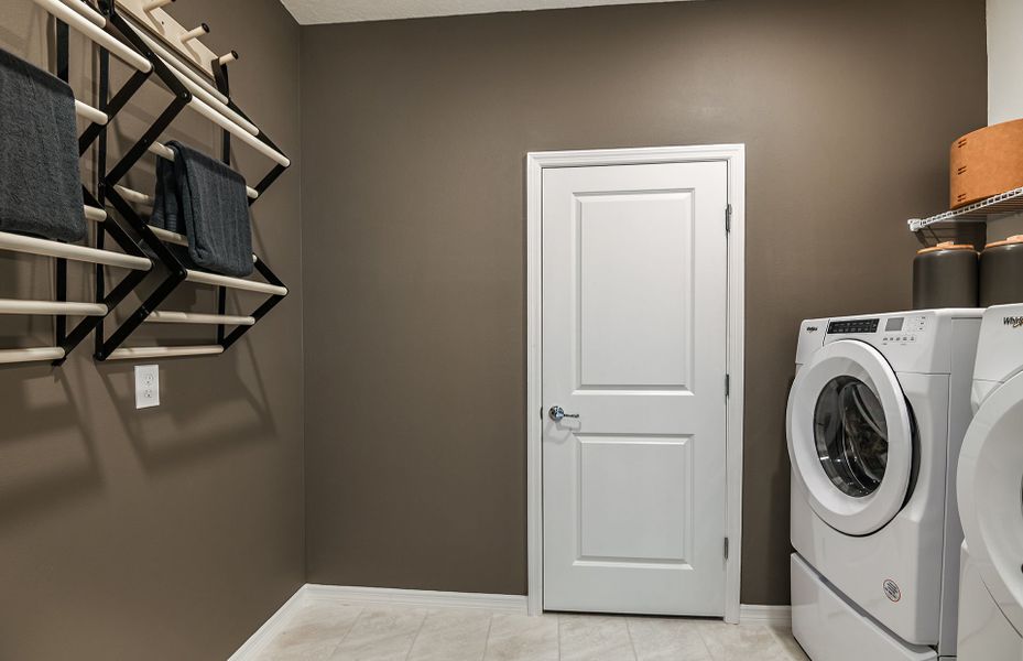 Convenient Laundry Room