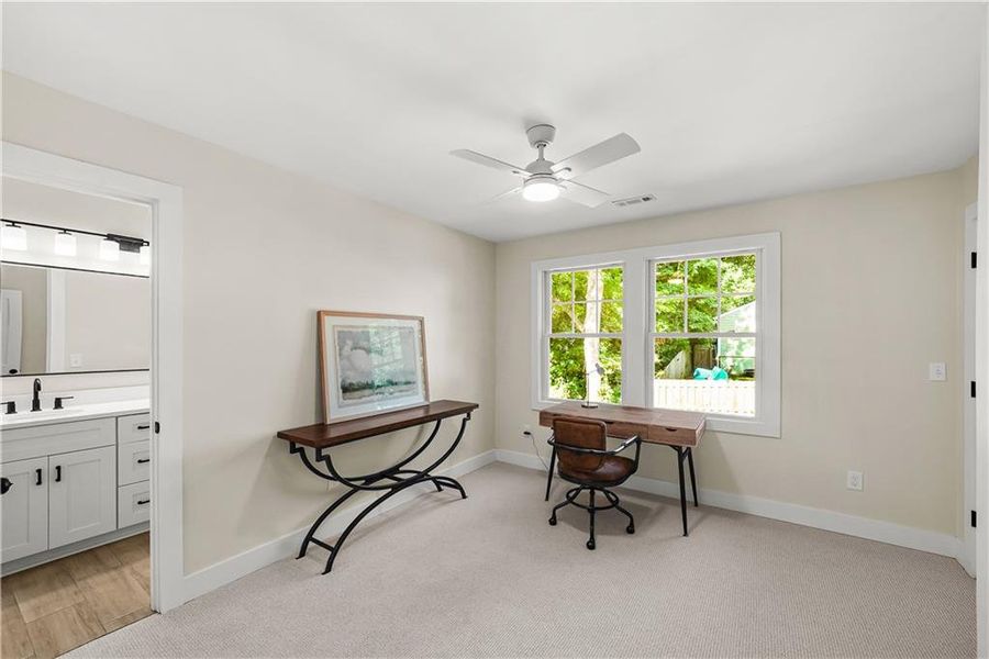 Furnished interior view inside a new home in , Atlanta (Image 14). Furnished interior view inside a new home in , Atlanta (Image 14).