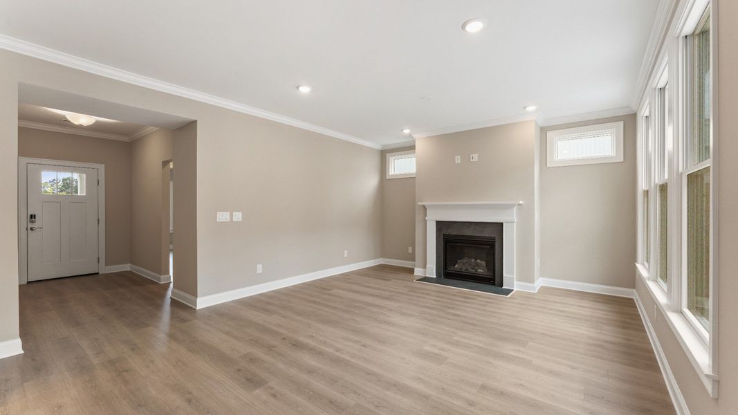 Spacious, unfurnished interior of a new home in The Courtyards at Bailey Farms, Dacula (Image 15).