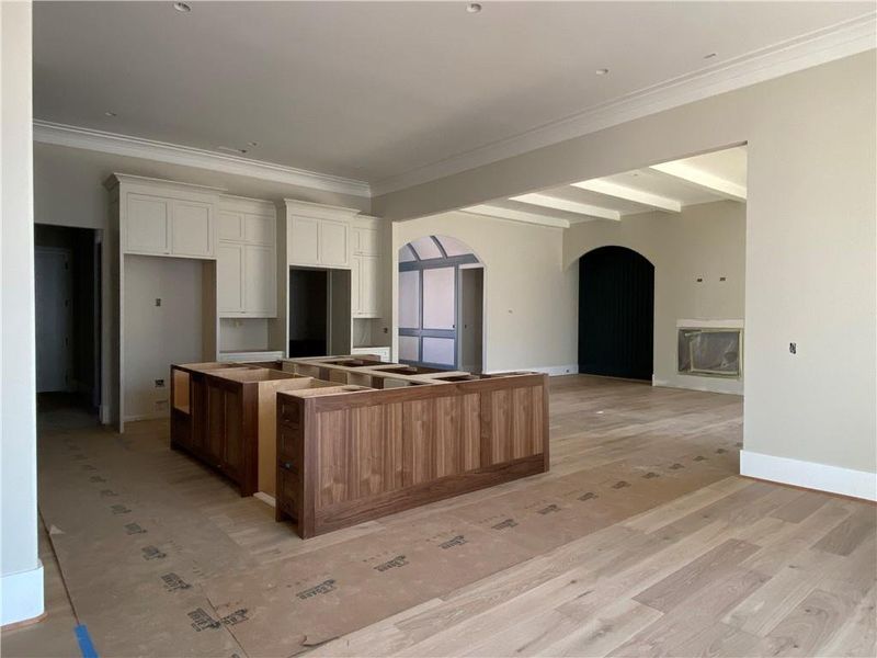 In-progress construction of a new home in , Acworth, GA (Image 50).