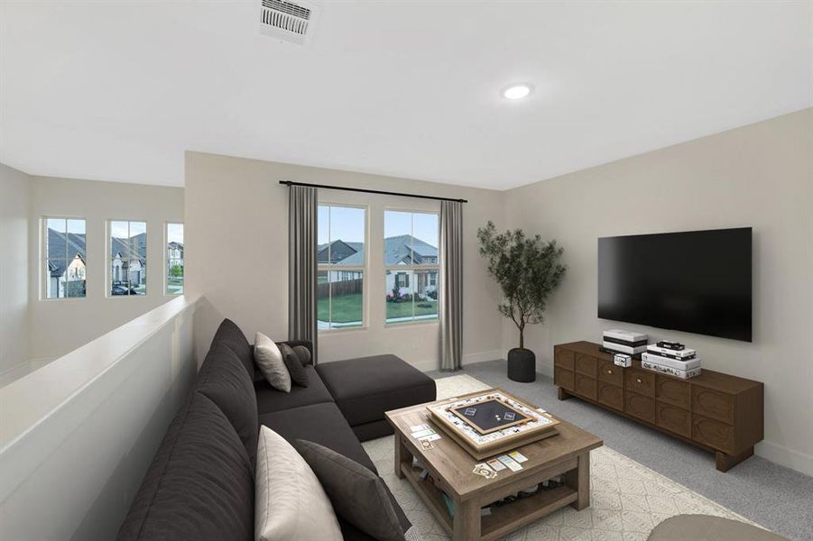 Furnished interior view inside a new home in Elevon, Lavon (Image 29).