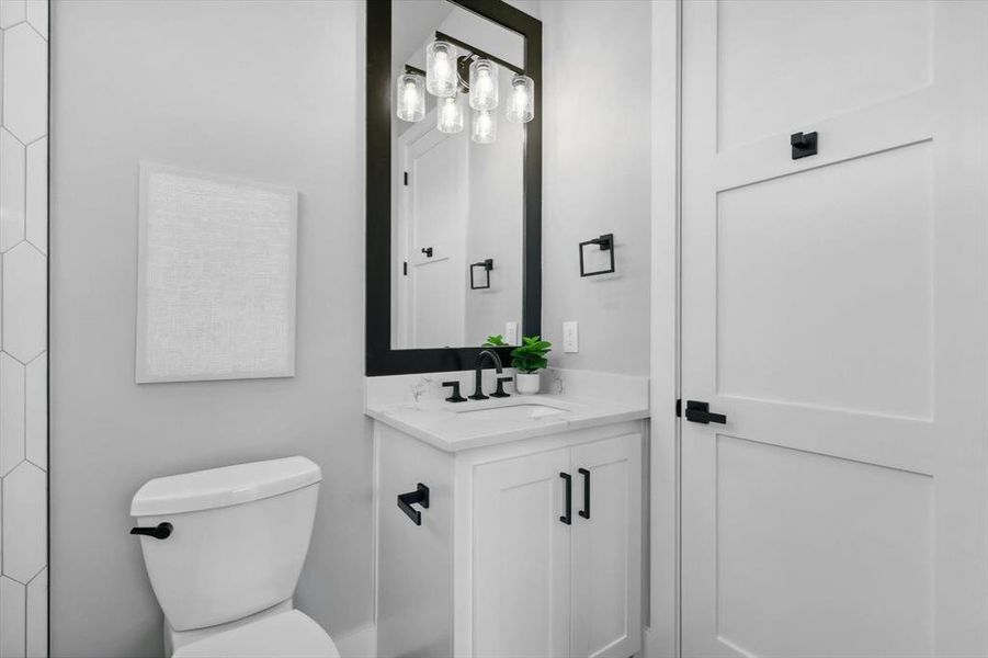 Furnished interior view inside a new home in , Graford (Image 13).