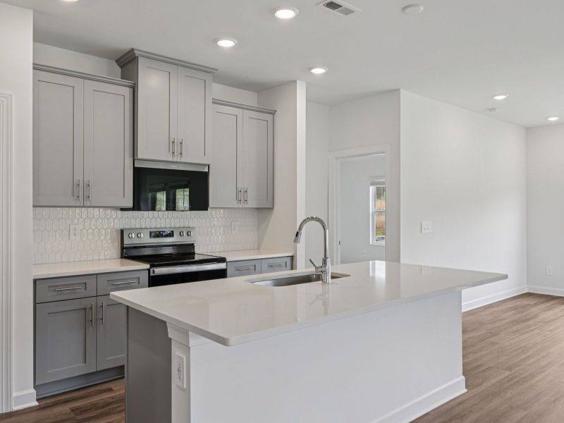 Furnished interior view inside a new home in Nelson's Creek, Mocksville (Image 5).