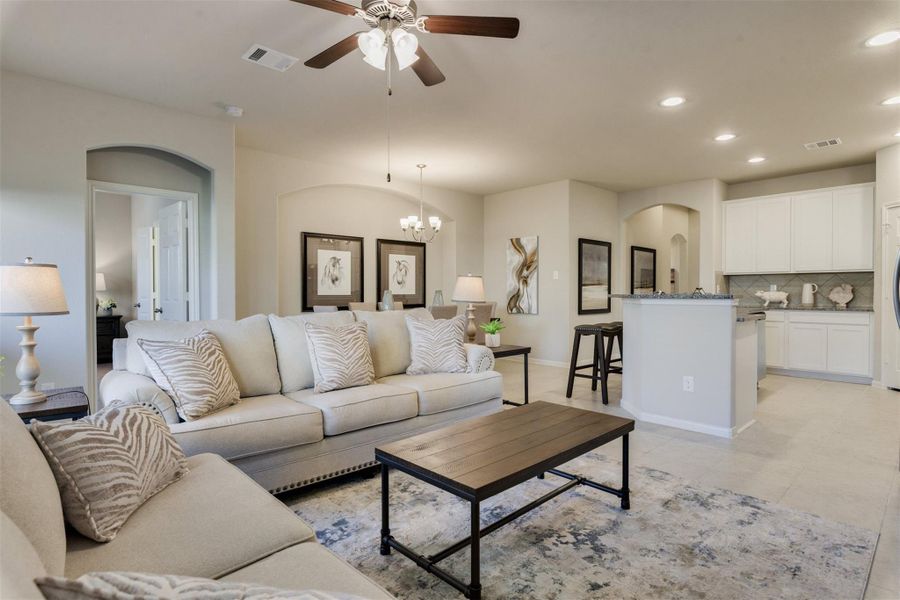 Furnished interior view inside a new home in Sunterra, Katy (Image 16). Furnished interior view inside a new home in Sunterra, Katy (Image 16).