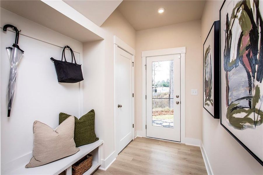 Furnished interior view inside a new home in Towne Village at Suwanee Dam, Sugar Hill (Image 22). Furnished interior view inside a new home in Towne Village at Suwanee Dam, Sugar Hill (Image 22).