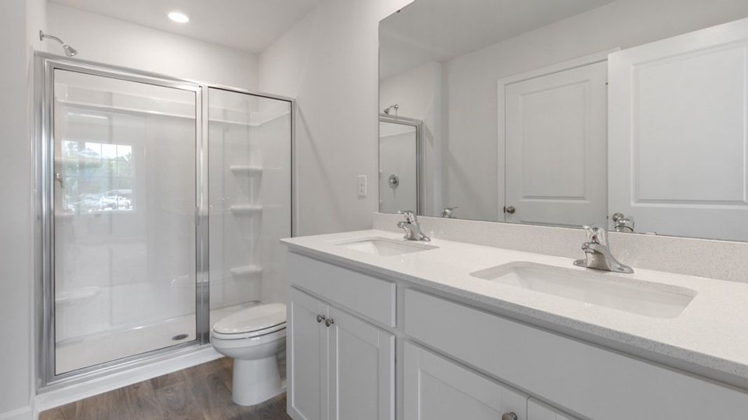 Furnished interior view inside a new home in Brightwood Farm, Whitsett (Image 7).