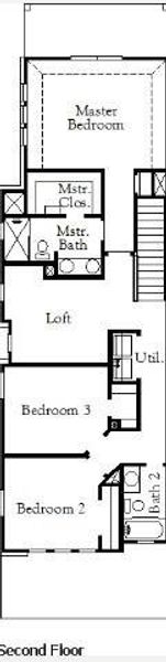 Champagne plan 2nd floor diagram