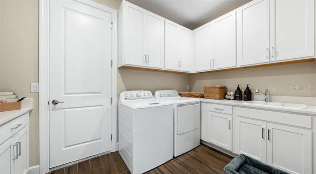 Furnished interior view inside a new home in Esplanade at Center Lake Ranch, St. Cloud (Image 23).