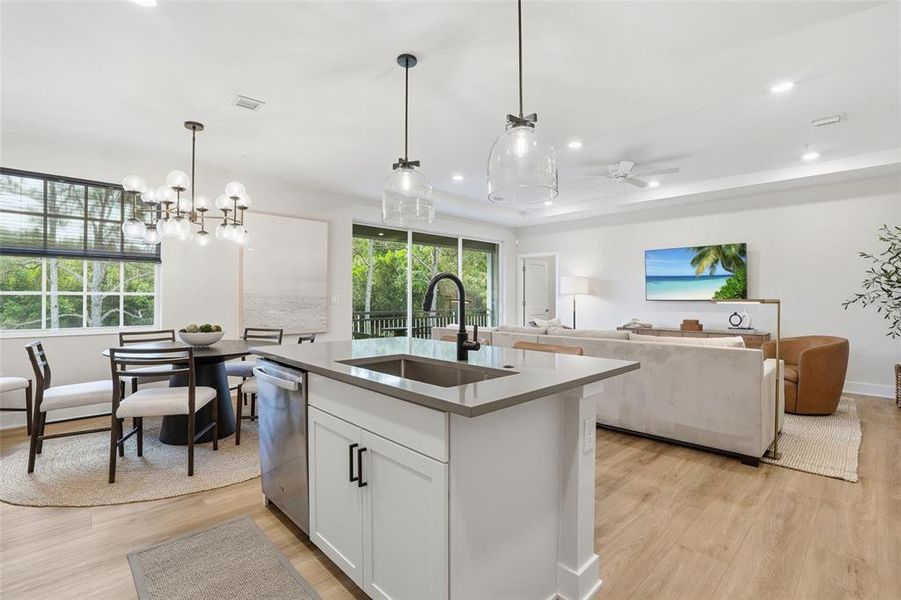 Furnished interior view inside a new home in , Bonita Springs (Image 10).