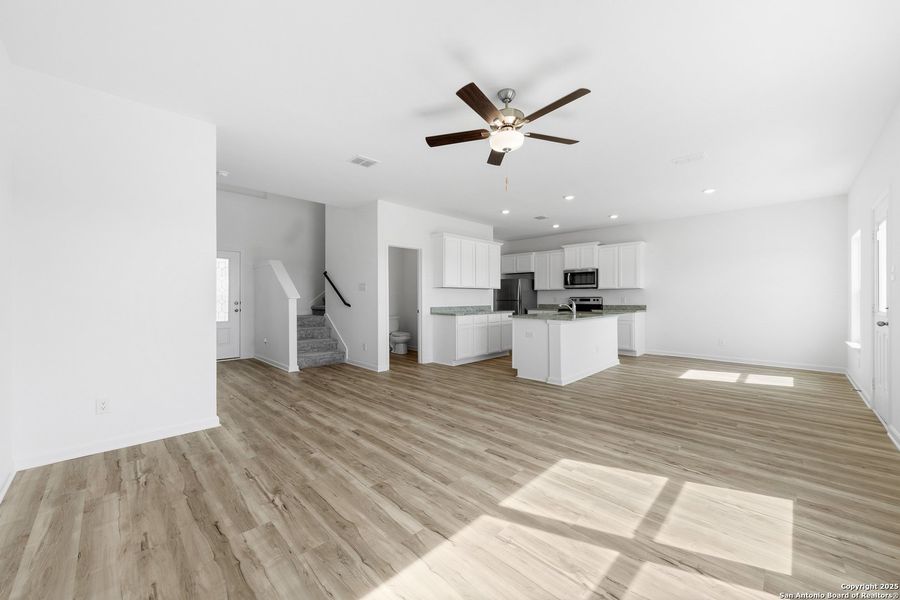 Spacious, unfurnished interior of a new home in Rosewood Estates, Lytle (Image 10). Spacious, unfurnished interior of a new home in Rosewood Estates, Lytle (Image 10).