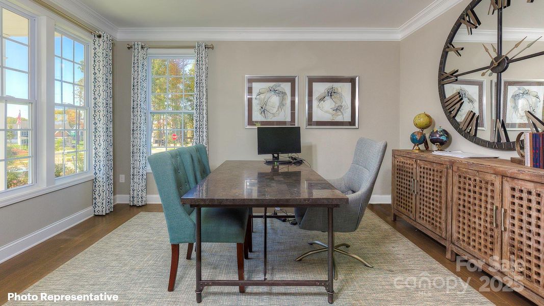 Furnished interior view inside a new home in Sylvan Creek, Denver (Image 24).
