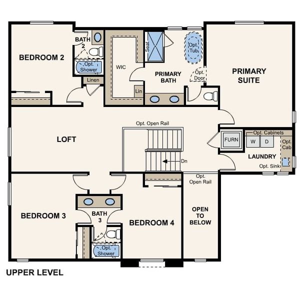 2D floor plan layout of this home in Parkdale Commons, Lafayette, CO (Image 4). 2D floor plan layout of this home in Parkdale Commons, Lafayette, CO (Image 4).