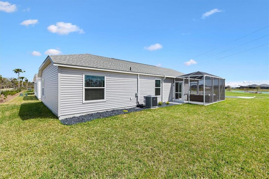 Exterior details and patio area of a home in , The Villages (Image 3). Exterior details and patio area of a home in , The Villages (Image 3).