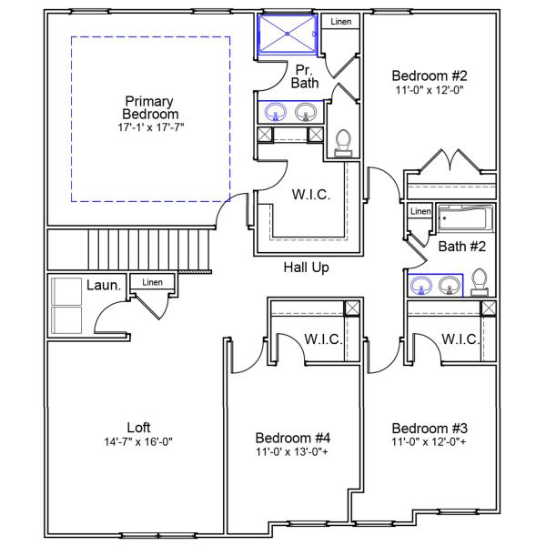2D floor plan layout of this home in Winston Ridge, Youngsville, NC (Image 3). 2D floor plan layout of this home in Winston Ridge, Youngsville, NC (Image 3).
