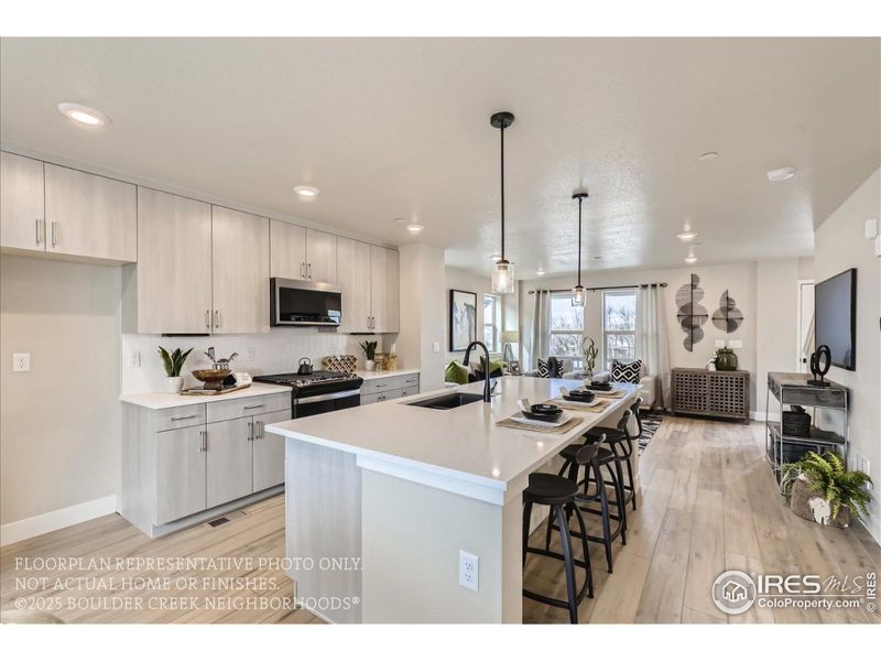 Furnished interior view inside a new home in Baseline, Broomfield (Image 34).
