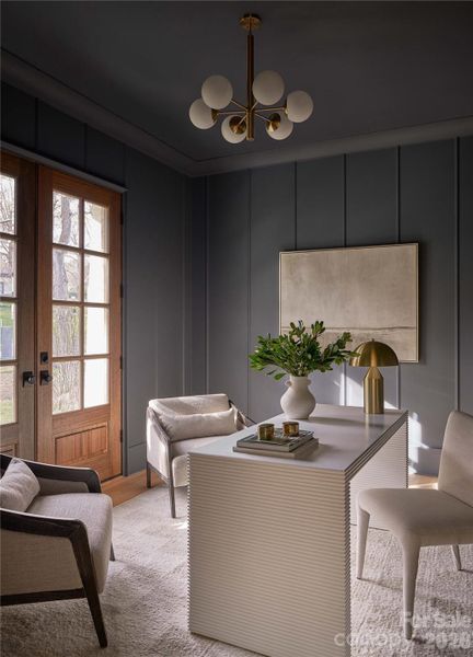 Furnished interior view inside a new home in , Charlotte (Image 11). Furnished interior view inside a new home in , Charlotte (Image 11).