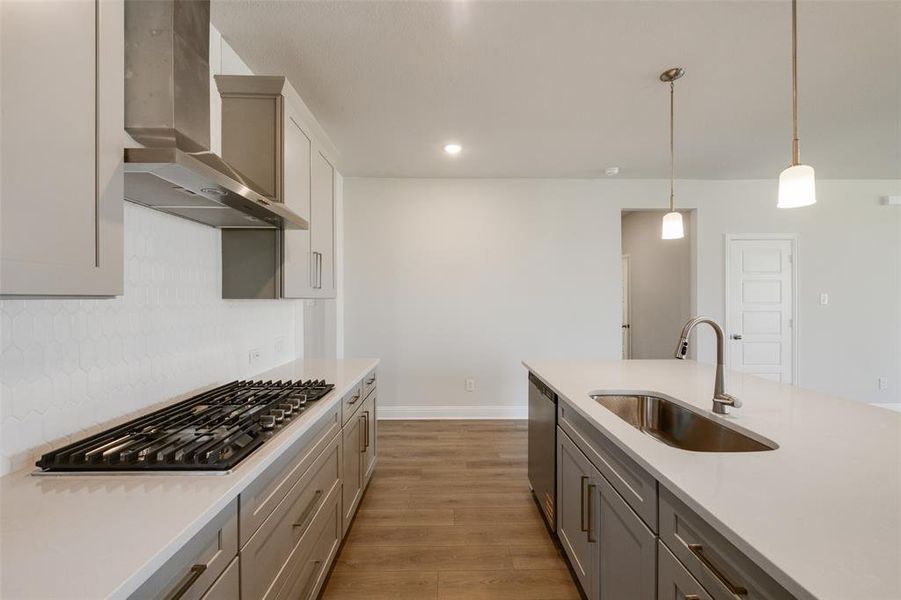 Furnished interior view inside a new home in Arbors at Legacy Hills, Celina (Image 8). Furnished interior view inside a new home in Arbors at Legacy Hills, Celina (Image 8).
