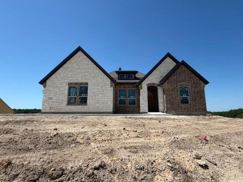 In-progress construction of a new home in Eagle Ridge Estates, Weatherford, TX (Image 12).